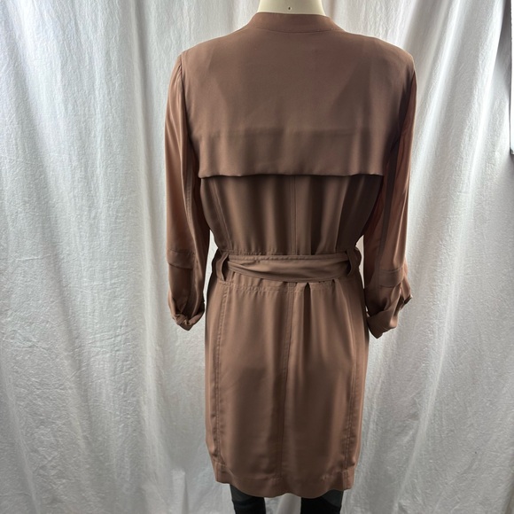 Artizia Babaton Quincey Jacket Lightweight Tan Trench Drape S - Picture 5 of 12